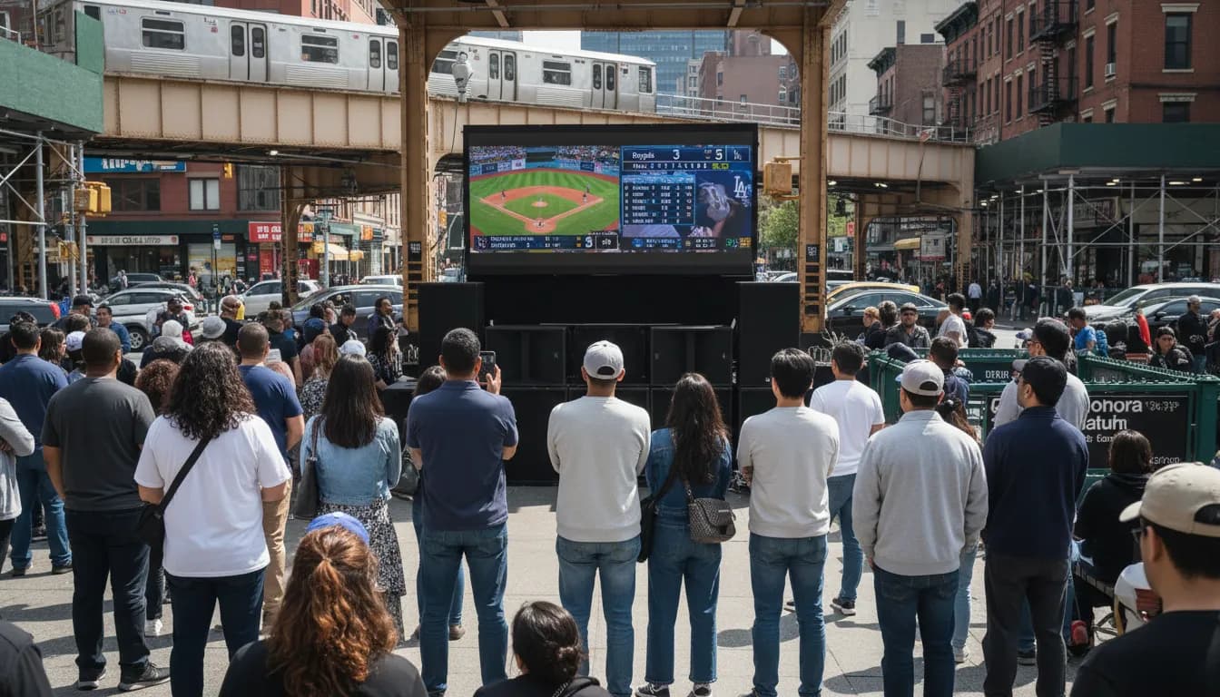 Local detail for Finding the Best Spots to Watch Royals vs Dodgers in NYC