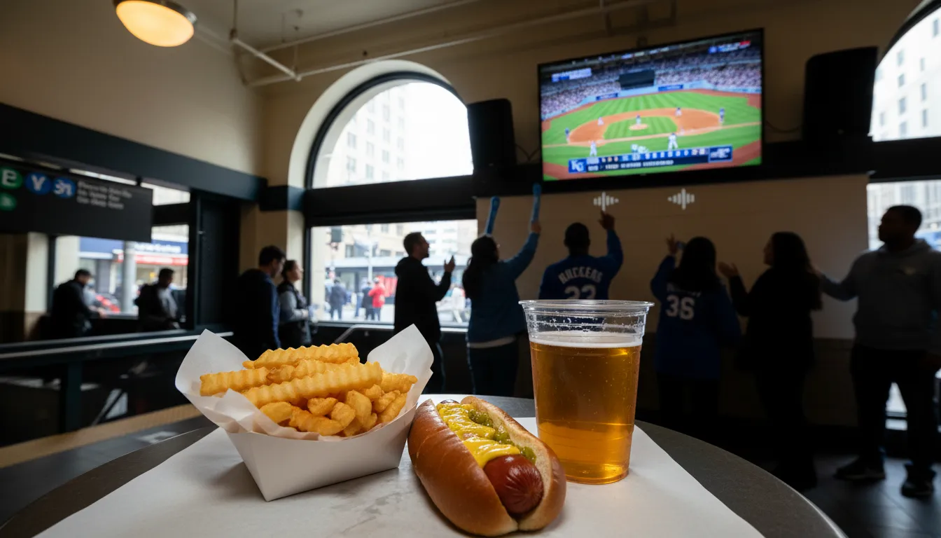 Practical city scene for Finding the Best Spots to Watch Royals vs Dodgers in NYC