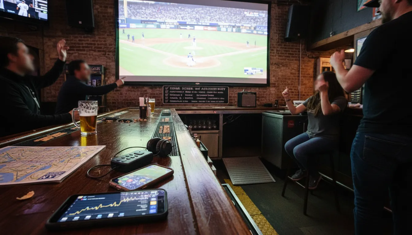 Practical city scene for Your Guide to Watching Brewers vs Padres in New York City