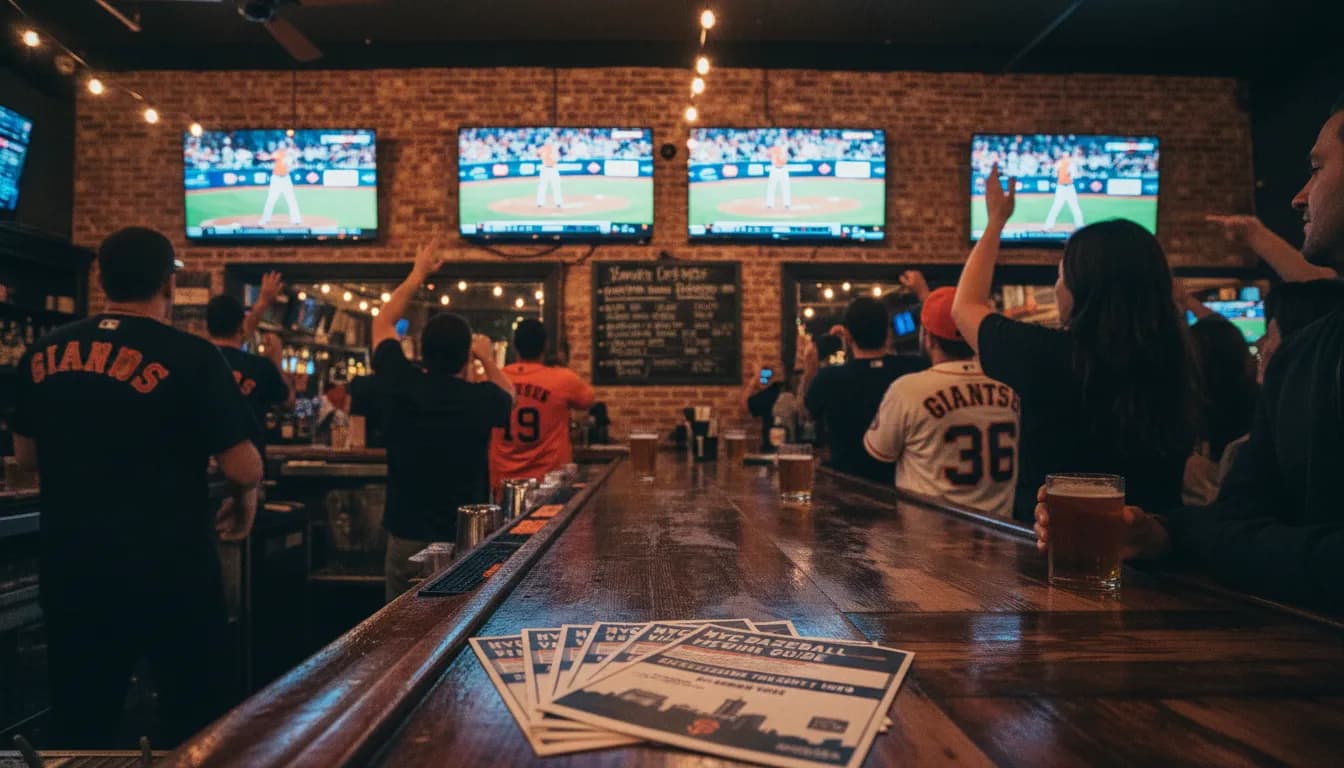 Practical city scene for Astros vs Giants in NYC: Top Public Viewing Spots Confirmed