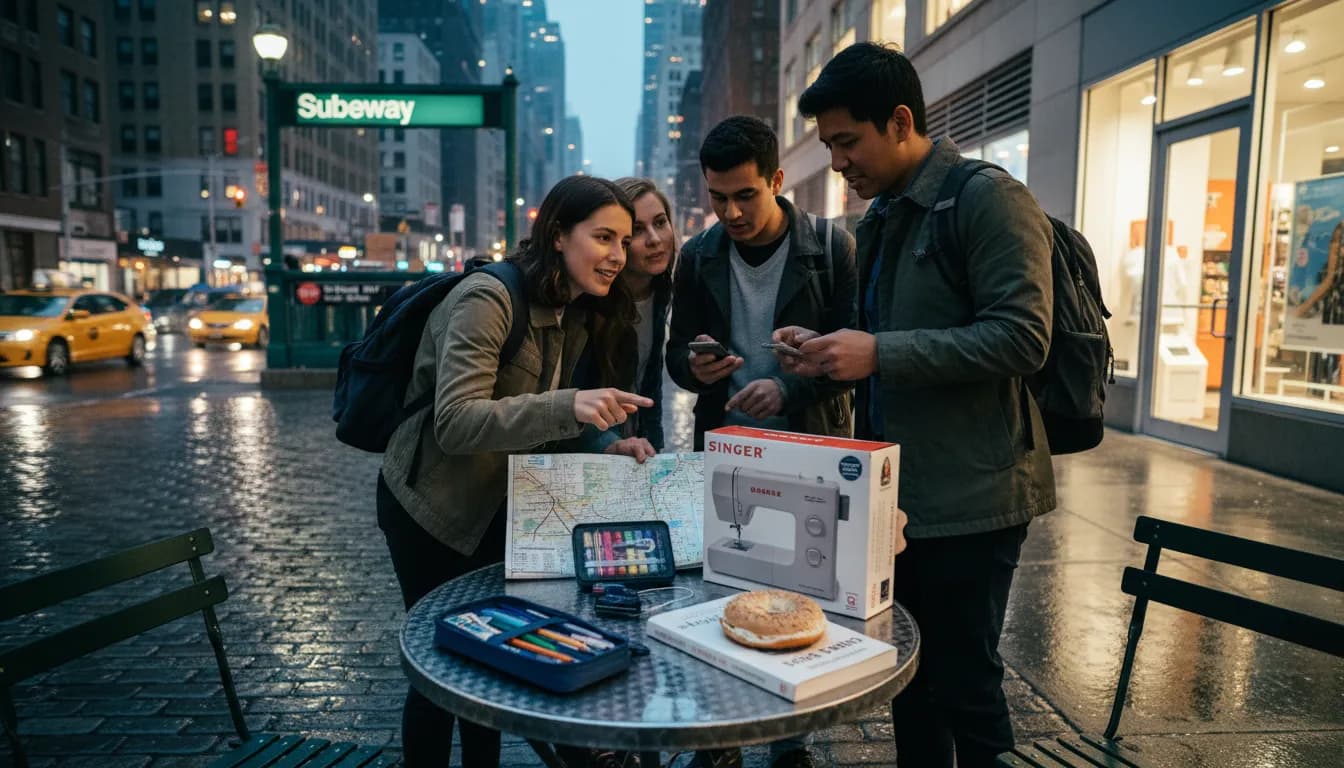 Practical city scene for Back to School Prep: How Singer Can Help NYC Students