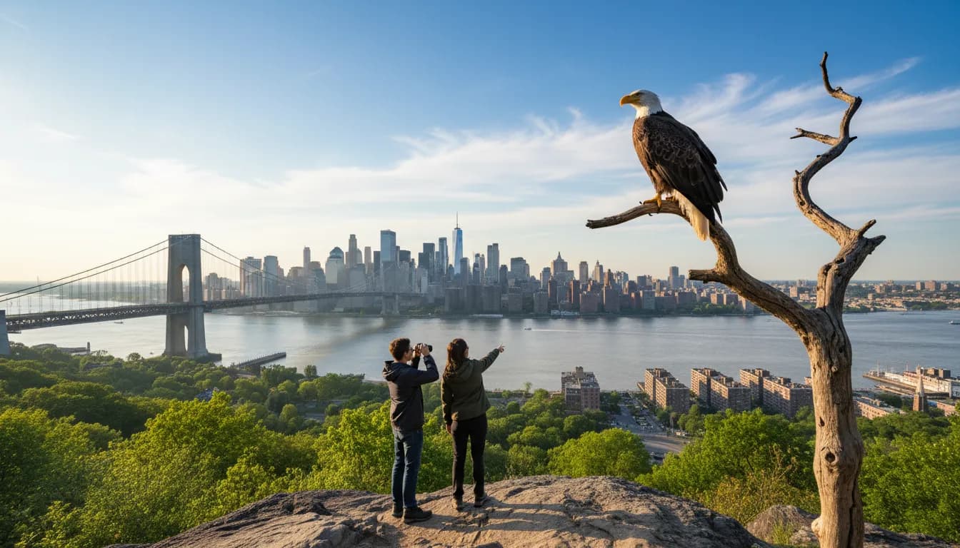 Local detail for Jackie the Eagle in NYC: A Weekend Nature & Sightseeing Route