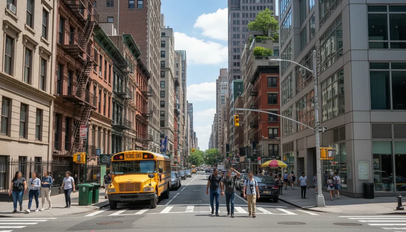 Practical city scene for Jackie the Eagle in NYC: A Weekend Nature & Sightseeing Route