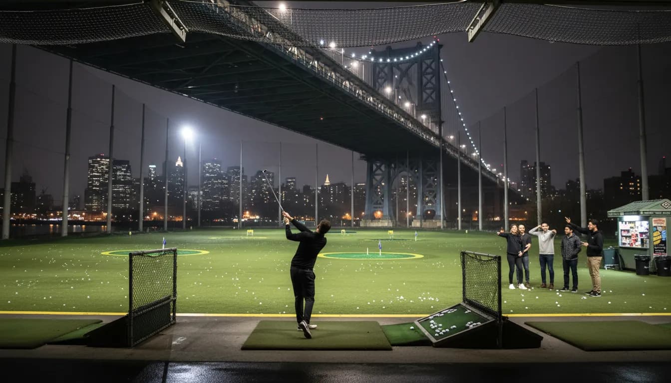 Practical city scene for Zach Holland Golf in NYC: A Weekend Recreational Route