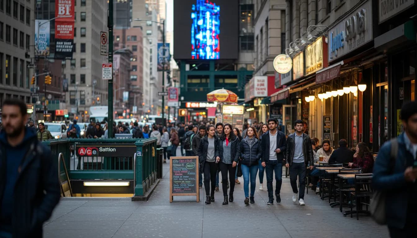 Local detail for Rangers vs Angels: Dining Near NYC Transit Hubs Before the Game