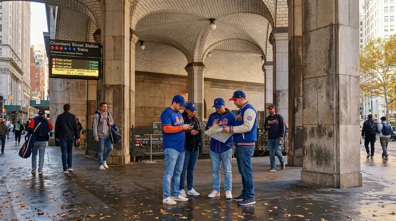 Local detail for Mets vs Braves: NYC Watch Plan With Calm Transit Backups