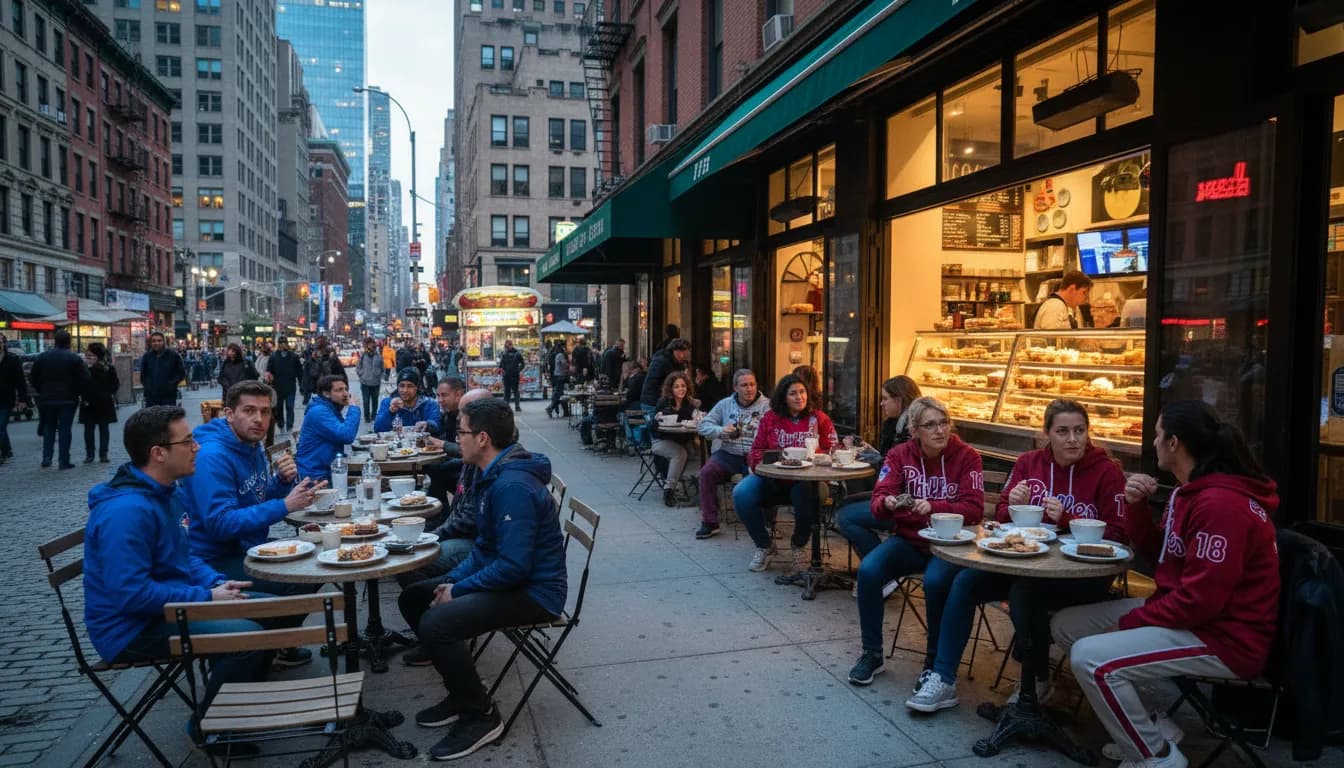 Local detail for New York City's Sweet Spots: Coffee & Dessert for Blue Jays vs Phillies