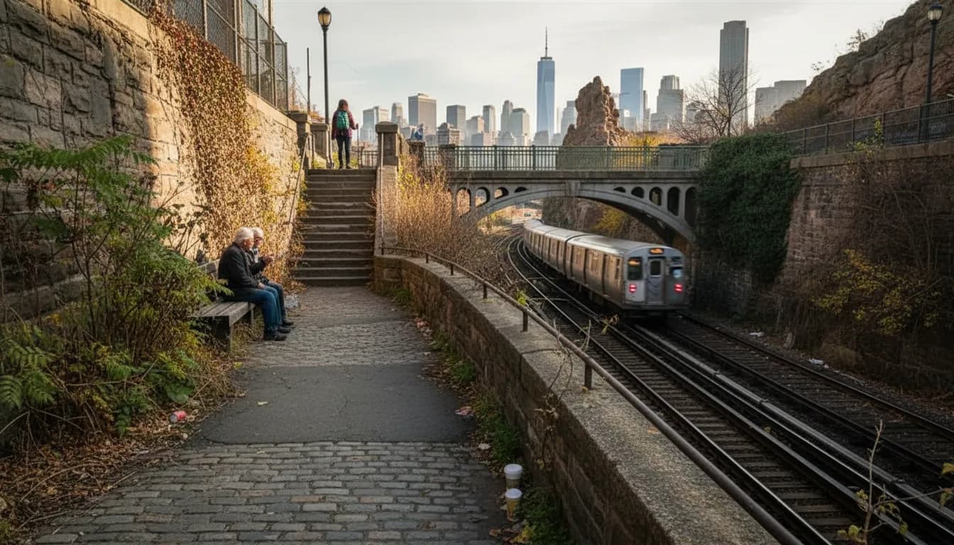 Discovering New York City's 'Big Bend National Park' Echoes — photorealistic New York City editorial scene