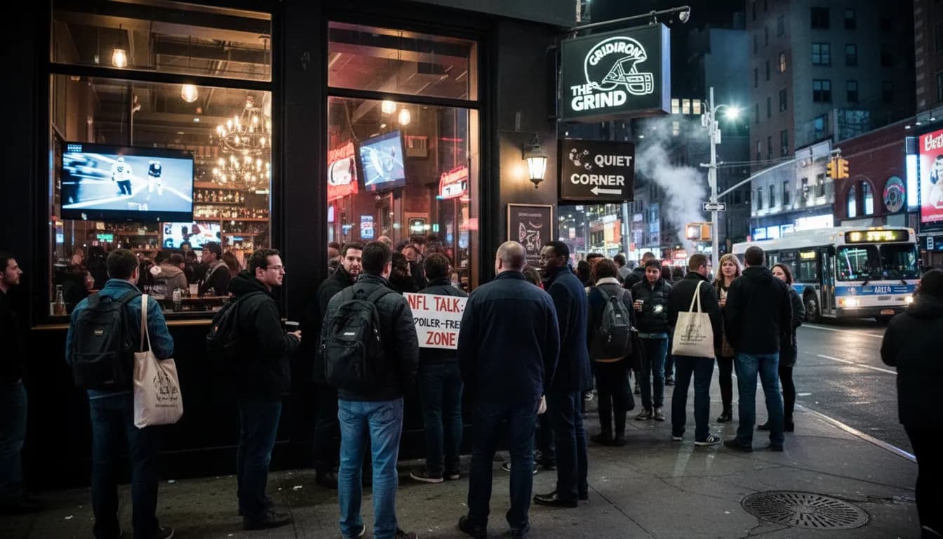 Practical city scene for NYC Nightlife: Where to Socialize and Discuss NFL Without Spoilers