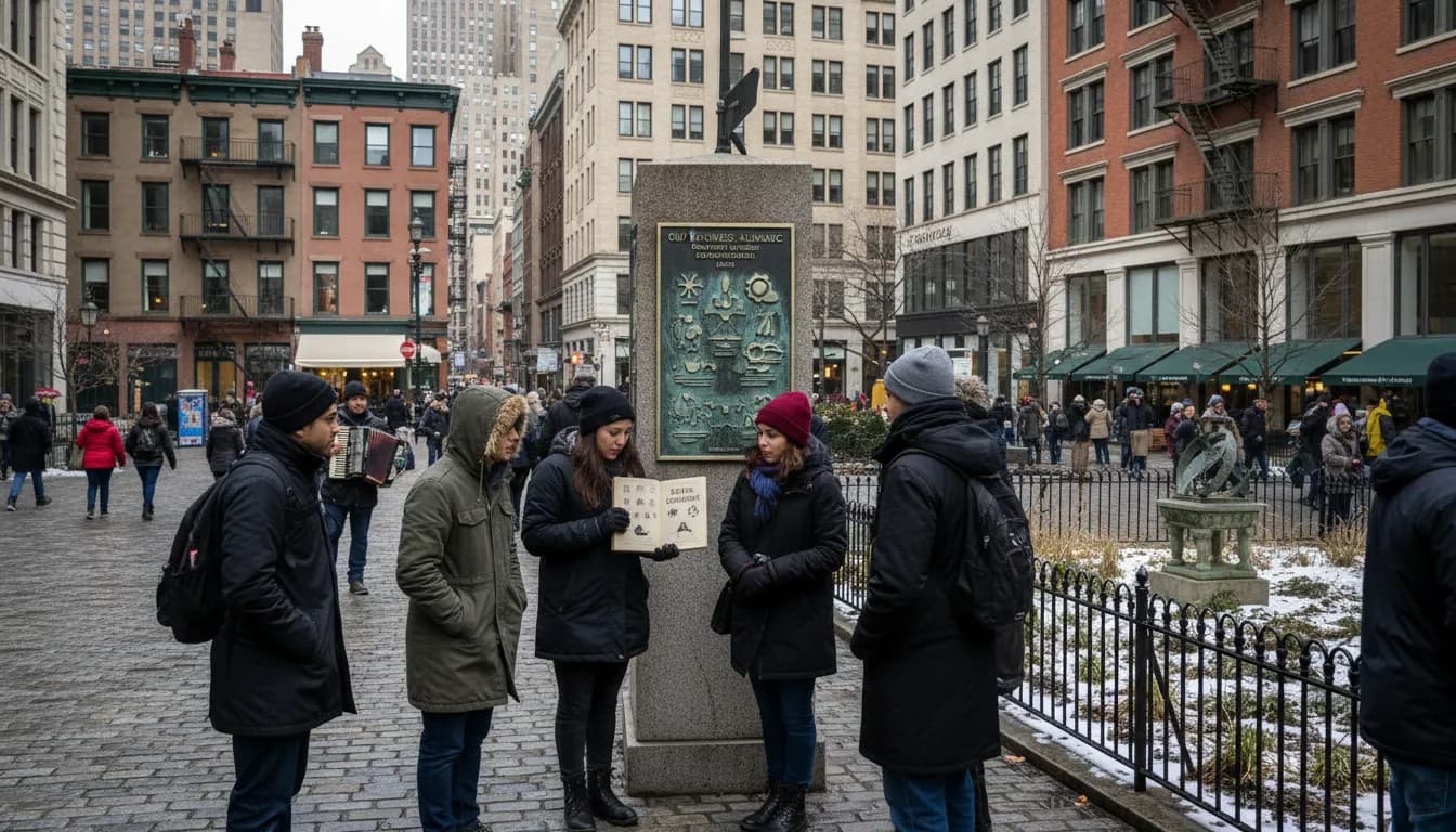 Local detail for Old Farmers Almanac Winter Forecast: NYC Weather Oddities Walk