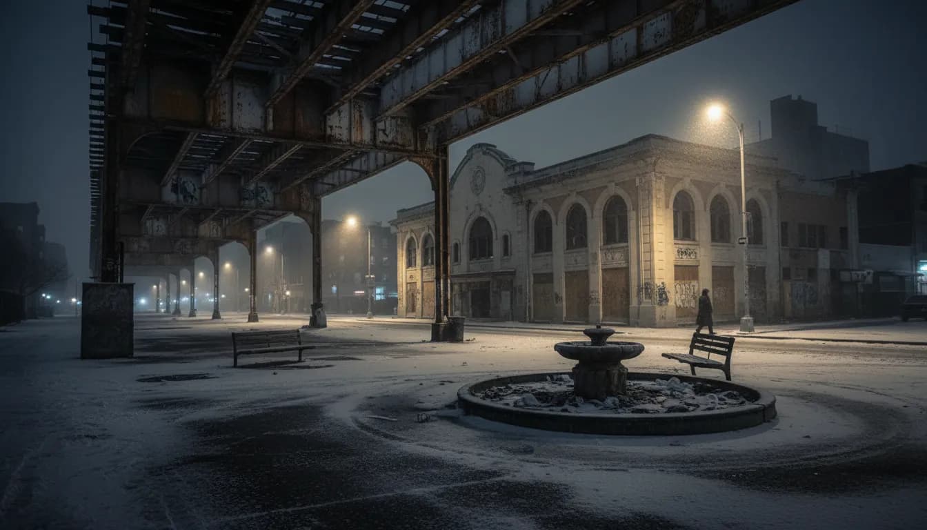 Local detail for NYC's Echoes of 'Hoover Dam Reservoir Ghost Town': Overlooked Spaces