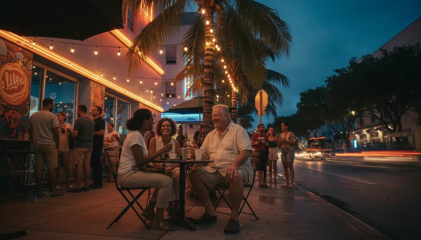 Miami Weekend Plans: John Goodman's Eclectic Charm in a Half-Day Route — photorealistic Miami editorial scene