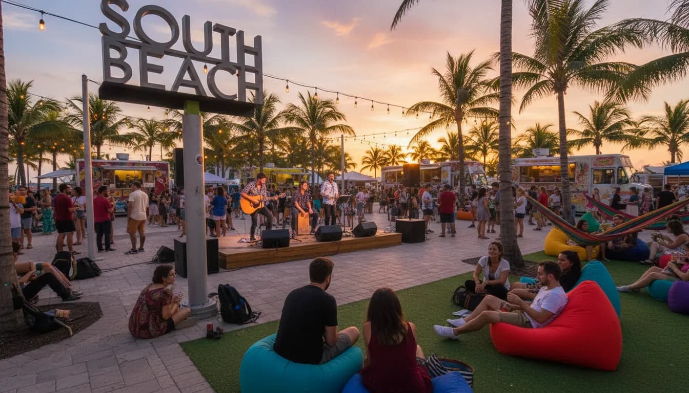 Practical city scene for Miami Music Vibes: Outside Lands 2026 Inspired Weekend Plans Route
