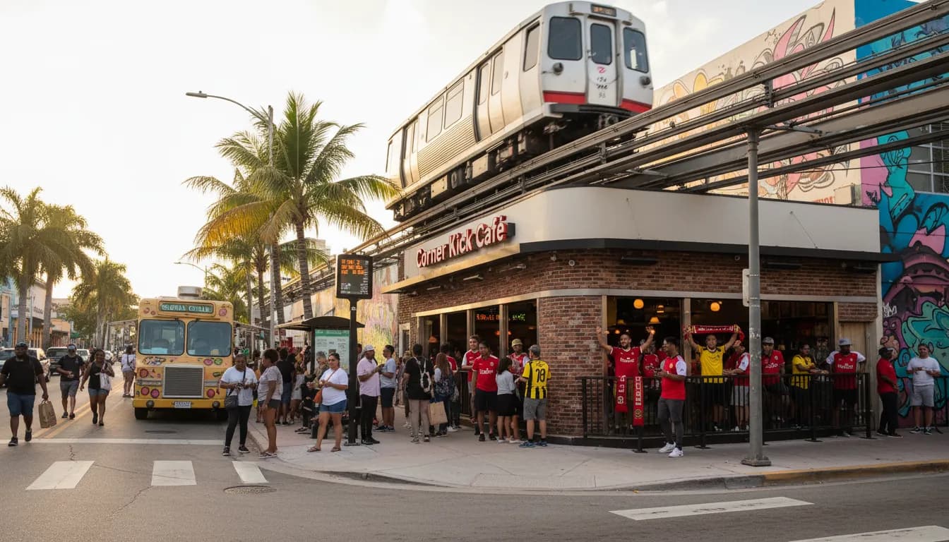 Local detail for Miami Game Day Eats: Arsenal vs Dortmund Inspired Restaurant Plan