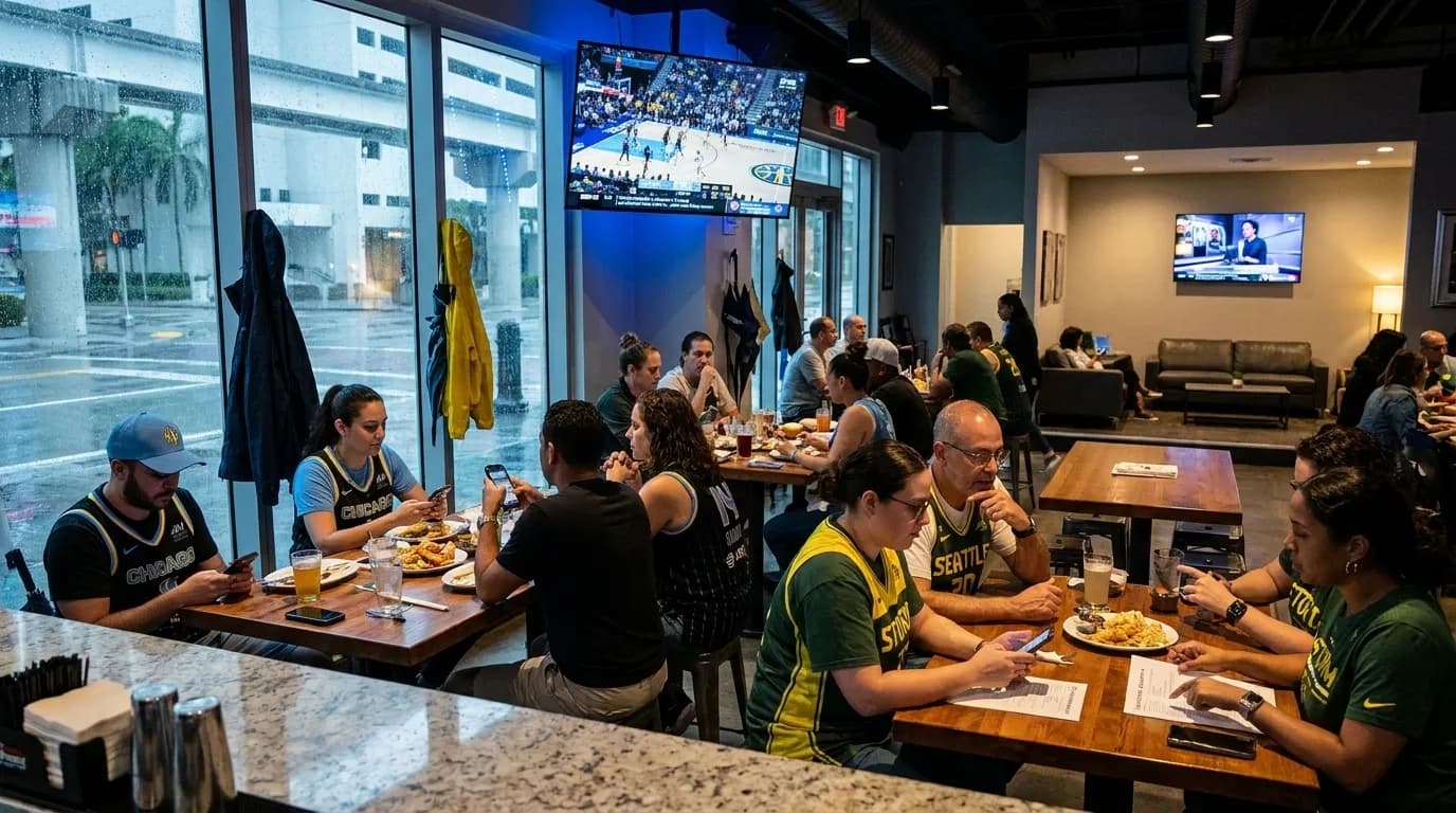 Local detail for Sky vs Storm: Miami WNBA Night for Mixed-Fandom Groups