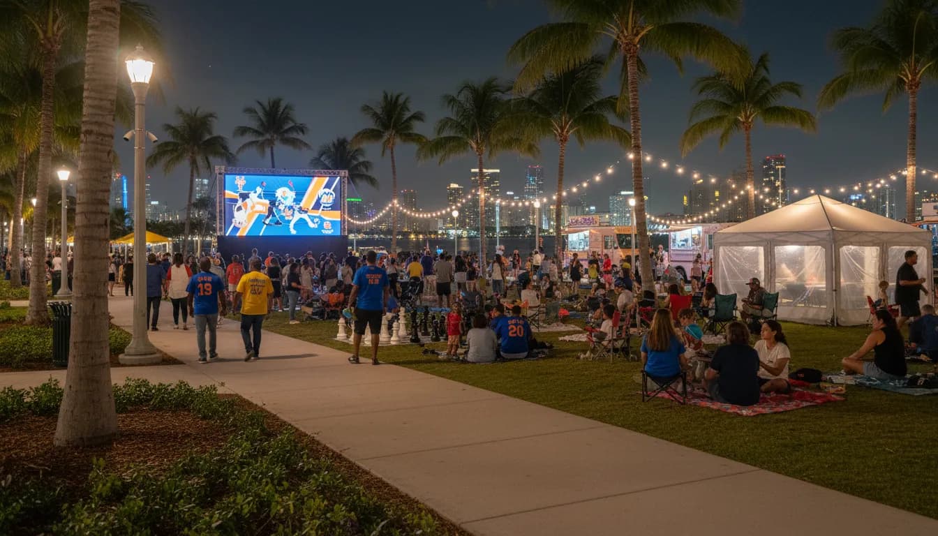 Local detail for Free Miami Fun: Mets vs Pirates Spirit in Public Spaces and Activities