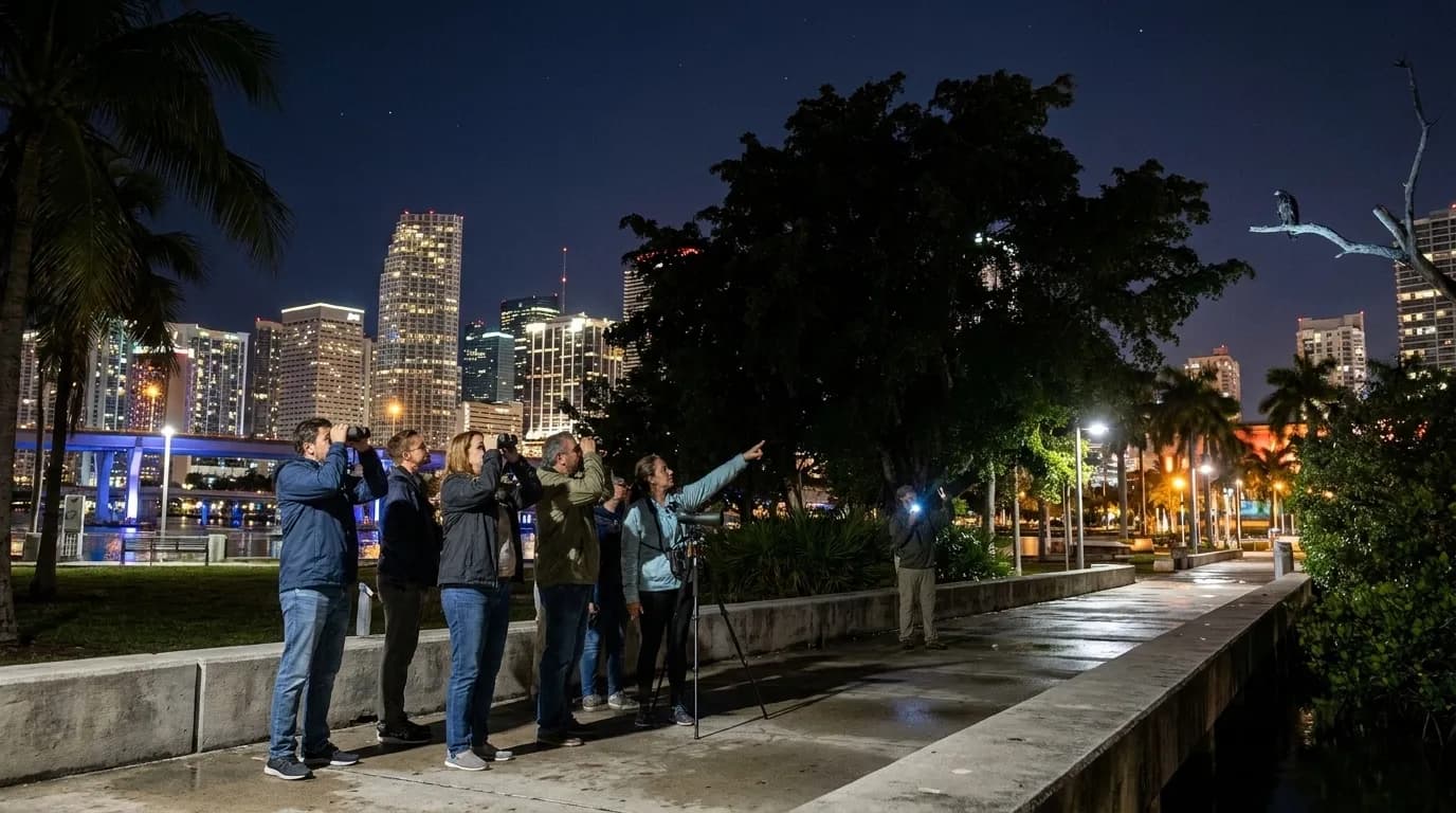 Local detail for Jackie the Eagle: Free Miami Birdwatching Stops for Beginners