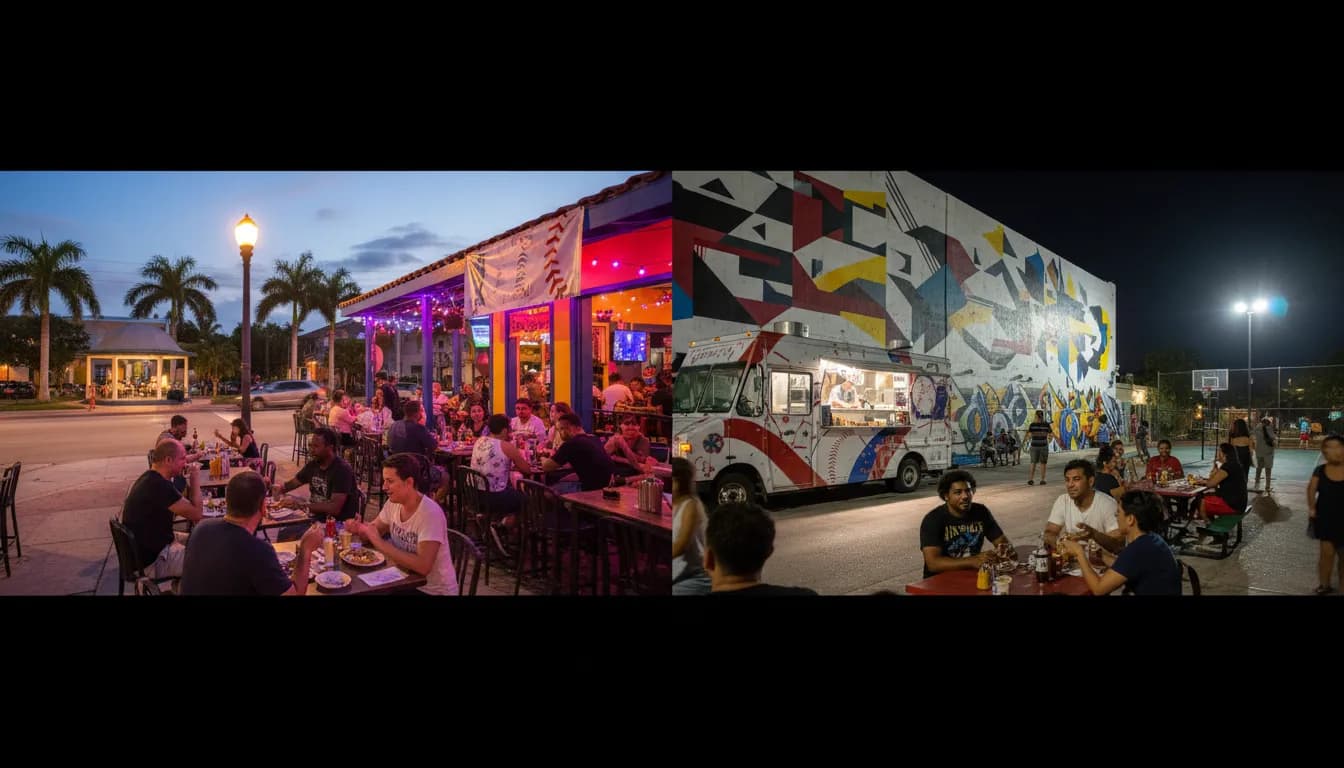 Rockies vs Cardinals: A Miami Neighborhood Guide for Sports Fans — photorealistic Miami editorial scene