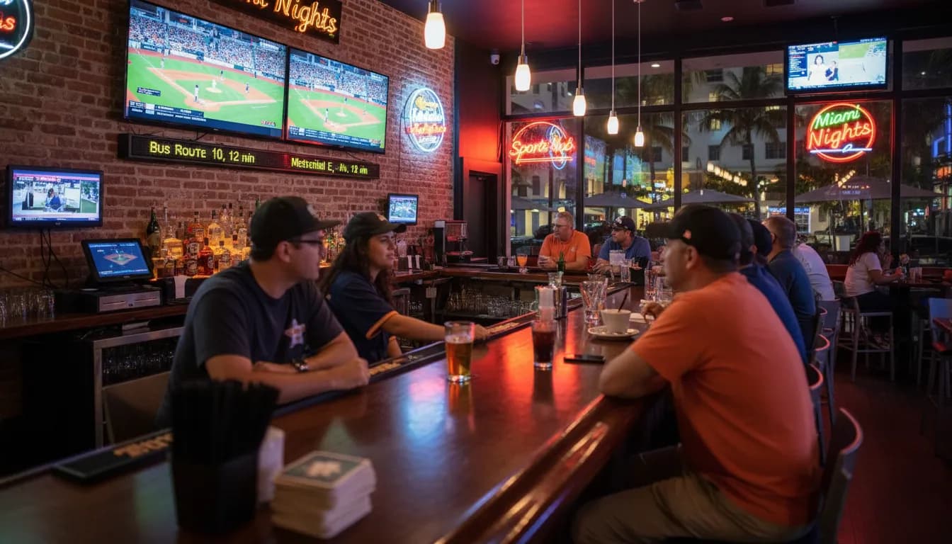 Local detail for Miami Nightlife for Astros vs Padres Fans: Where to Enjoy the Game
