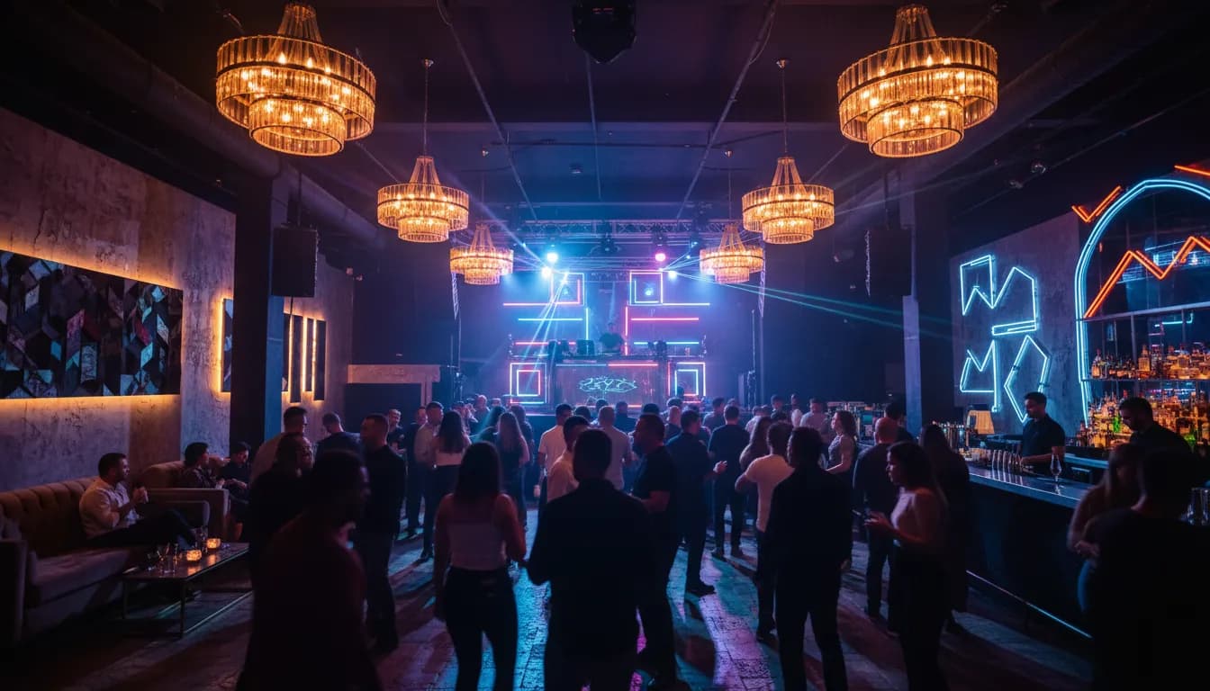 Beyond the Concert: Miami Nightlife Alternatives for BTS Concert Baltimore Fans — photorealistic Miami editorial scene