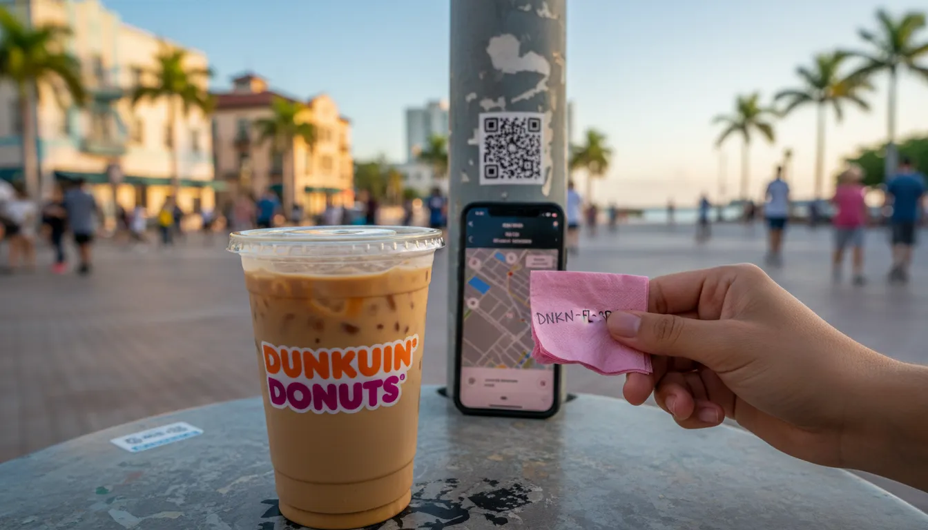 Local detail for Miami's Secret Spots: Cracking the Code for Hidden Local Finds (Dunkin Code)
