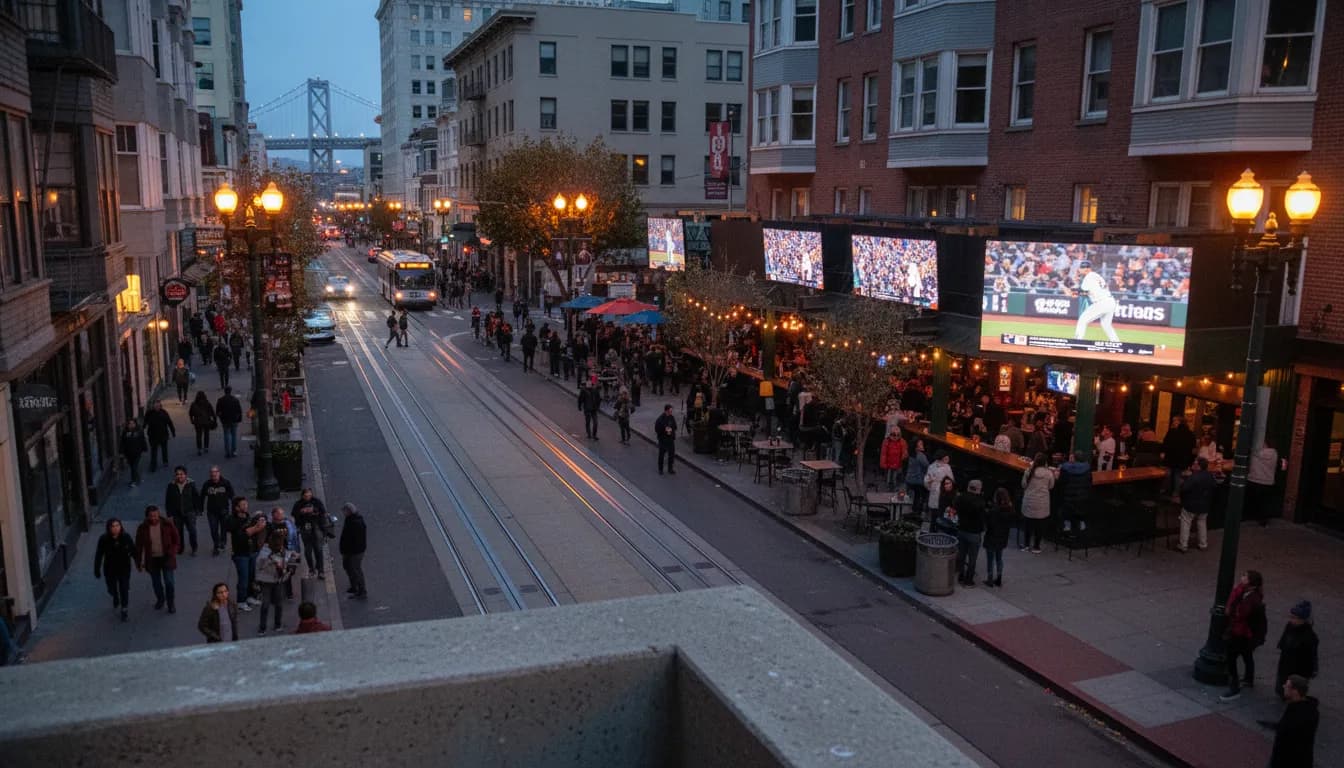 Local detail for Catching Padres Score: San Francisco Public Viewing Guide