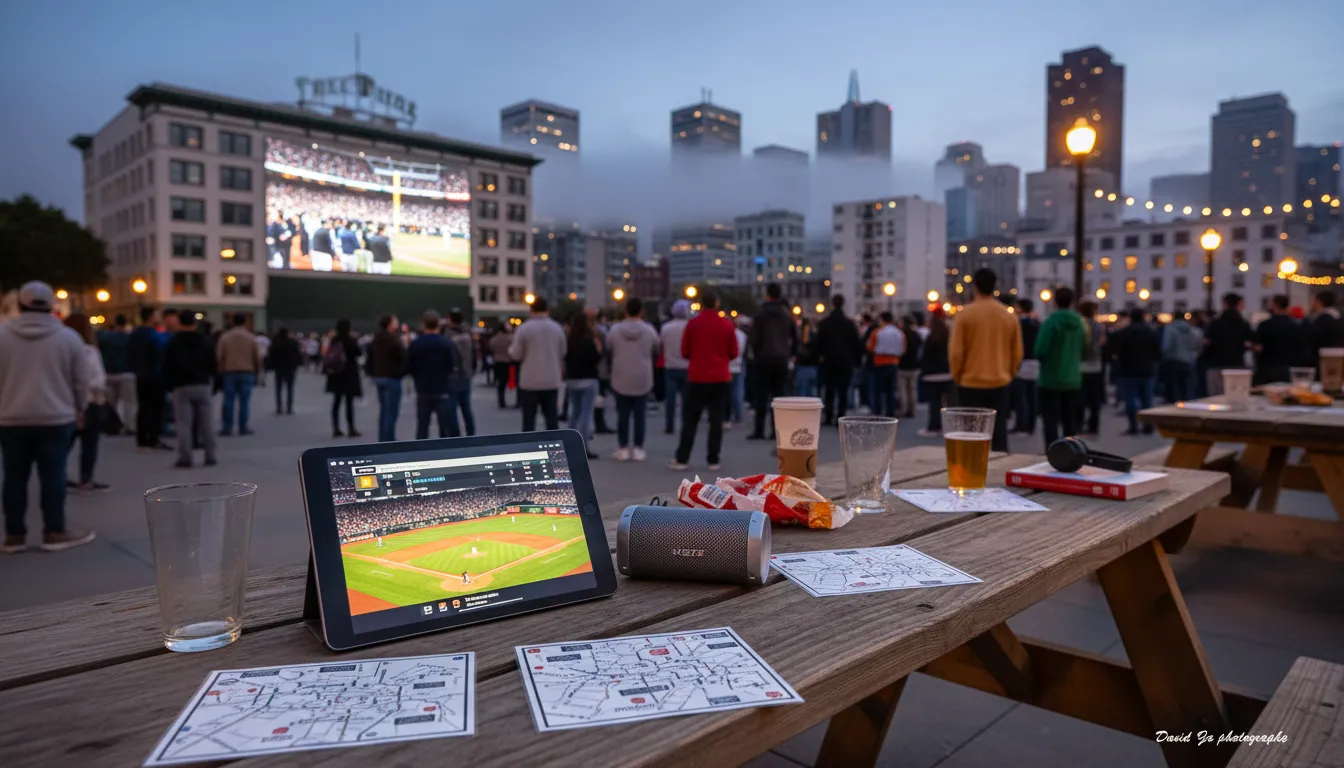 Practical city scene for Tigers vs Mariners: San Francisco Public Viewing Guide with Sound