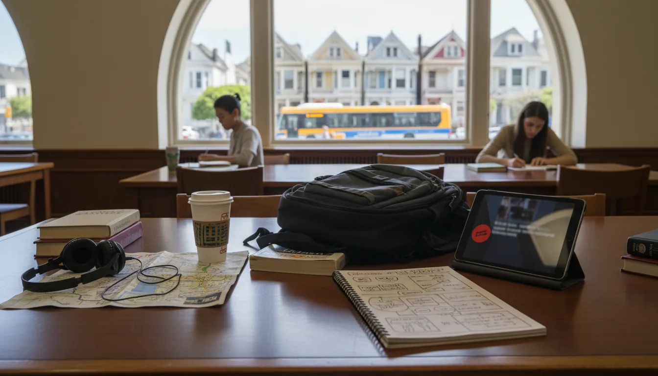 San Francisco Back to School: Reacher Season 4 Release Date Study Planning — photorealistic San Francisco editorial scene