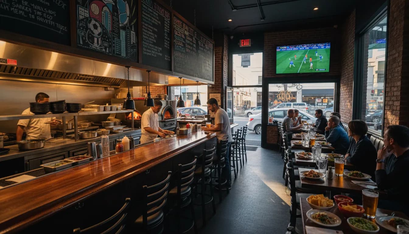 Local detail for Cruz Azul vs New York City: SF Match-Day Meals