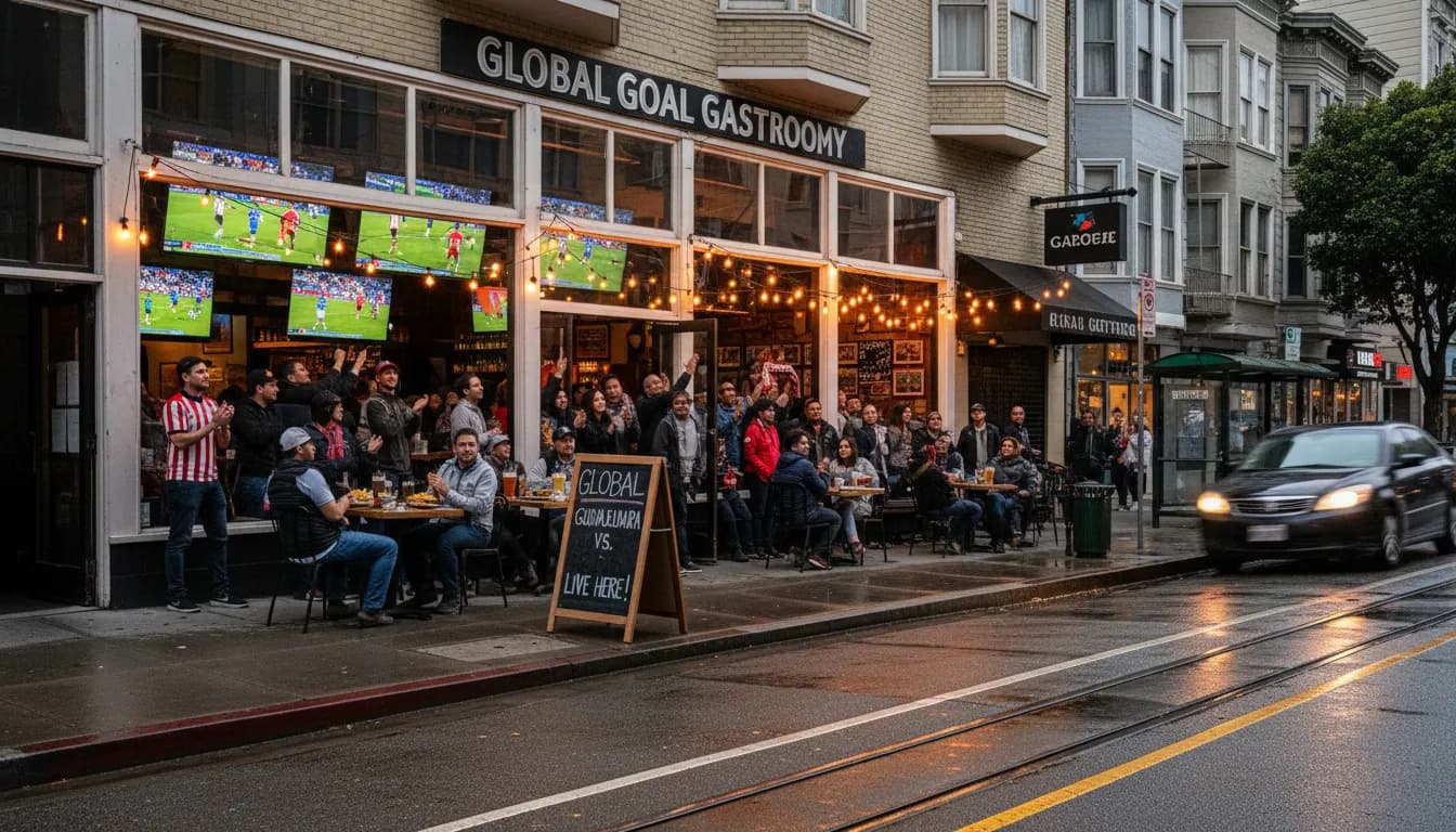 Local detail for Soccer & Supper: San Francisco Restaurants for Guadalajara vs Dallas Game