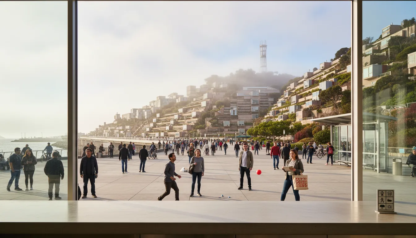 Free San Francisco Adventures: Liverpool vs Monaco Inspired Activities — photorealistic San Francisco editorial scene
