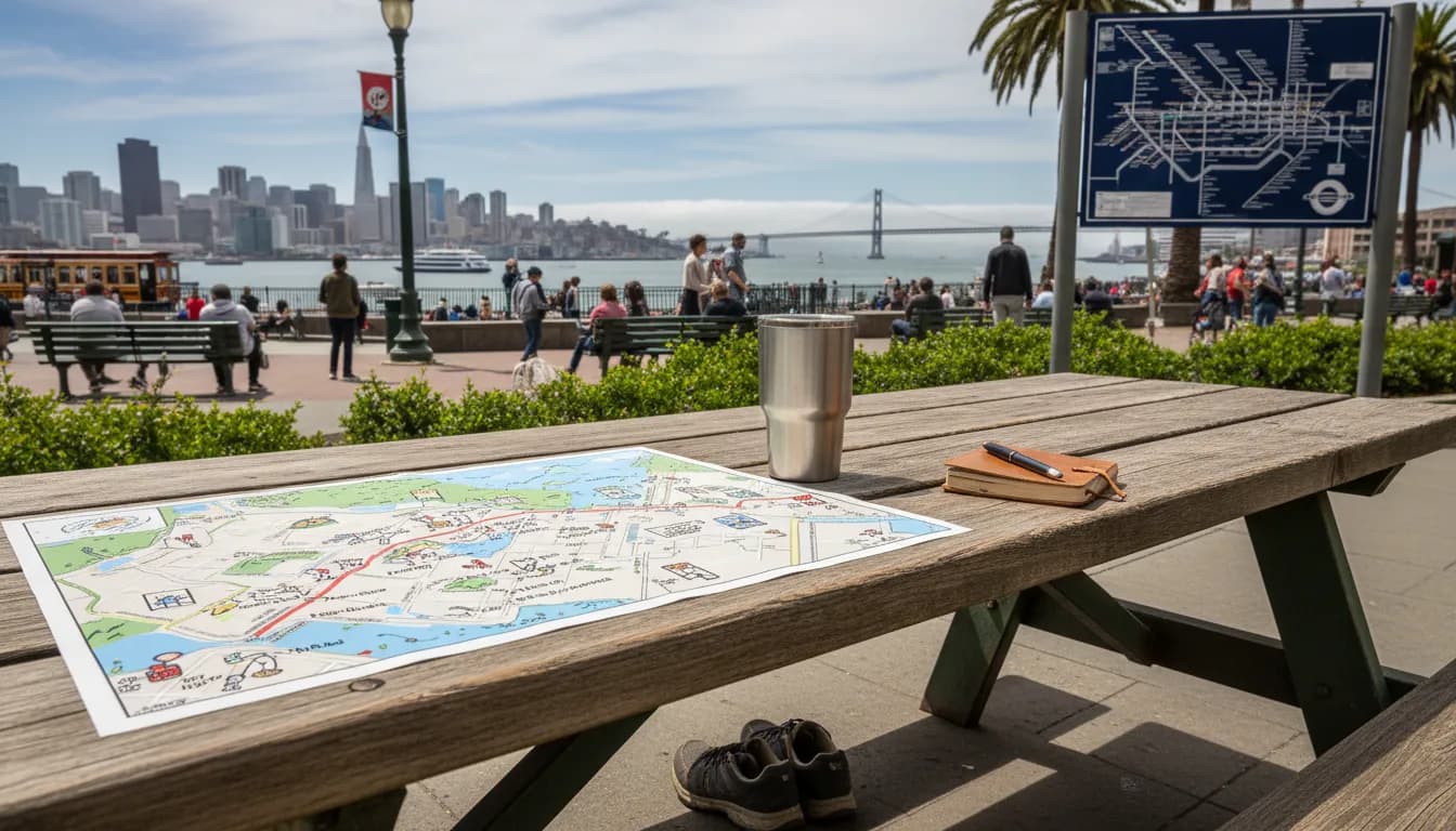 Practical city scene for Free San Francisco Adventures: Liverpool vs Monaco Inspired Activities