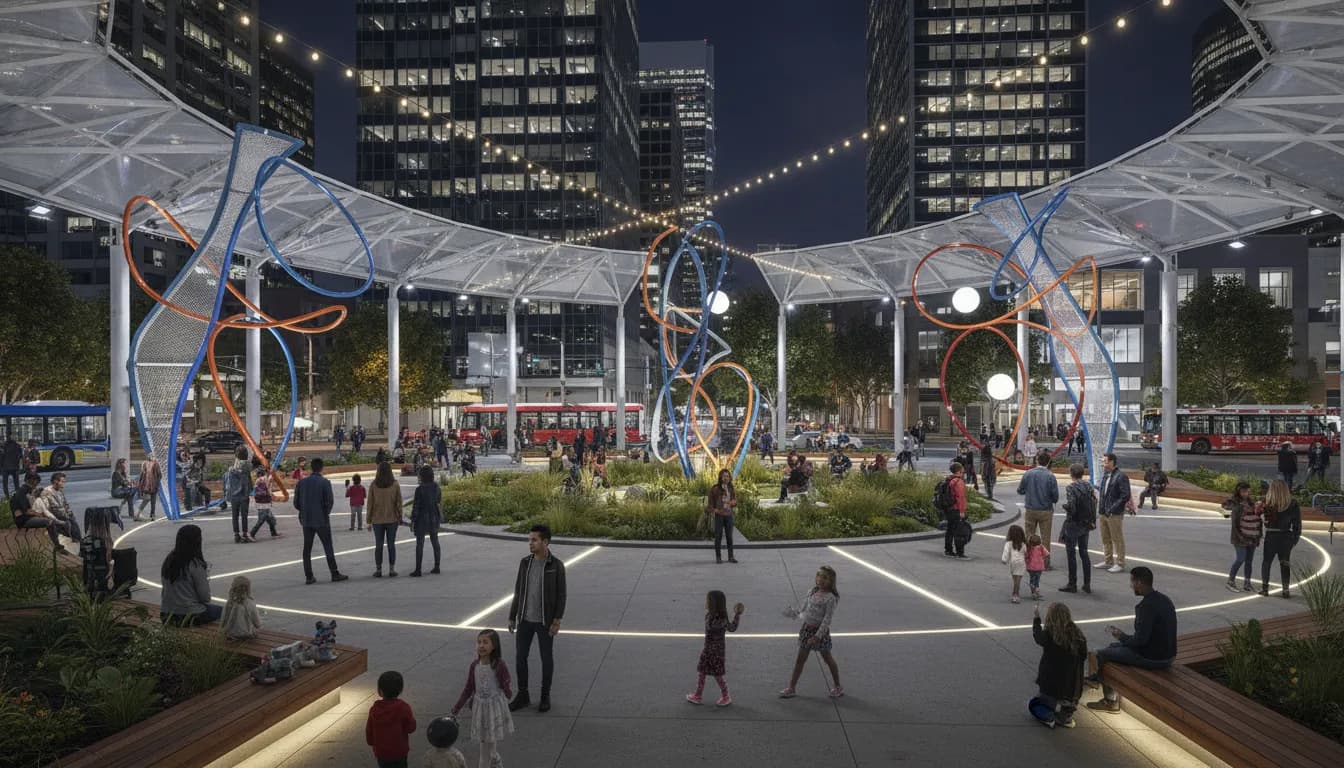 Local detail for Free San Francisco: Mercury vs Mystics Inspired Public Art & Green Spaces