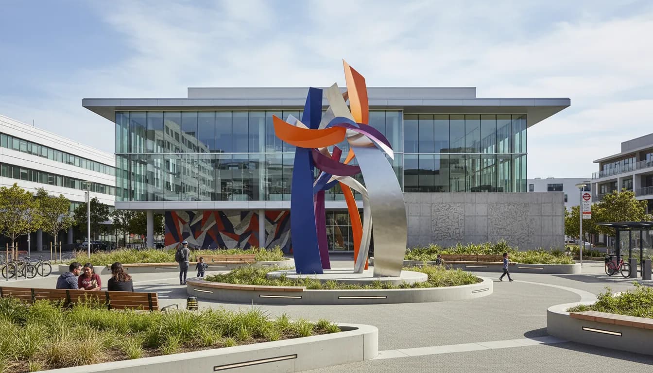 Practical city scene for Free San Francisco: Mercury vs Mystics Inspired Public Art & Green Spaces