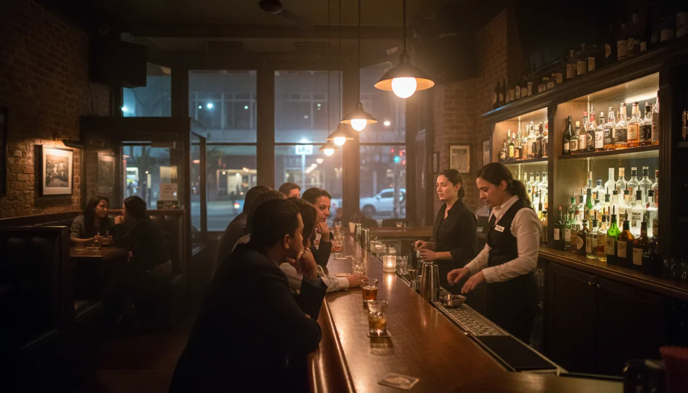 Practical city scene for San Francisco Nightlife: Patriot Games Inspired Bars & Quieter Alternatives