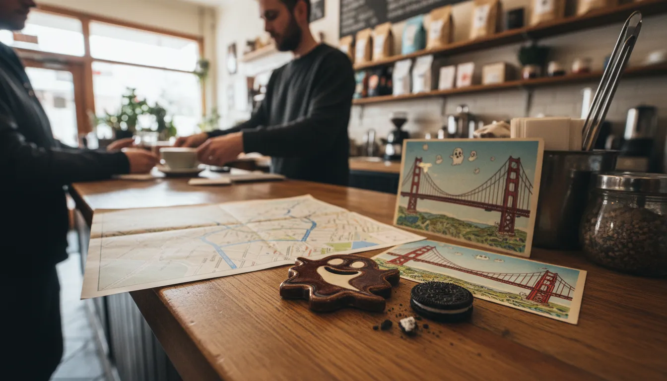 Local detail for Discovering Oreo Chocolate Crème Ghosts: A San Francisco Oddity Route