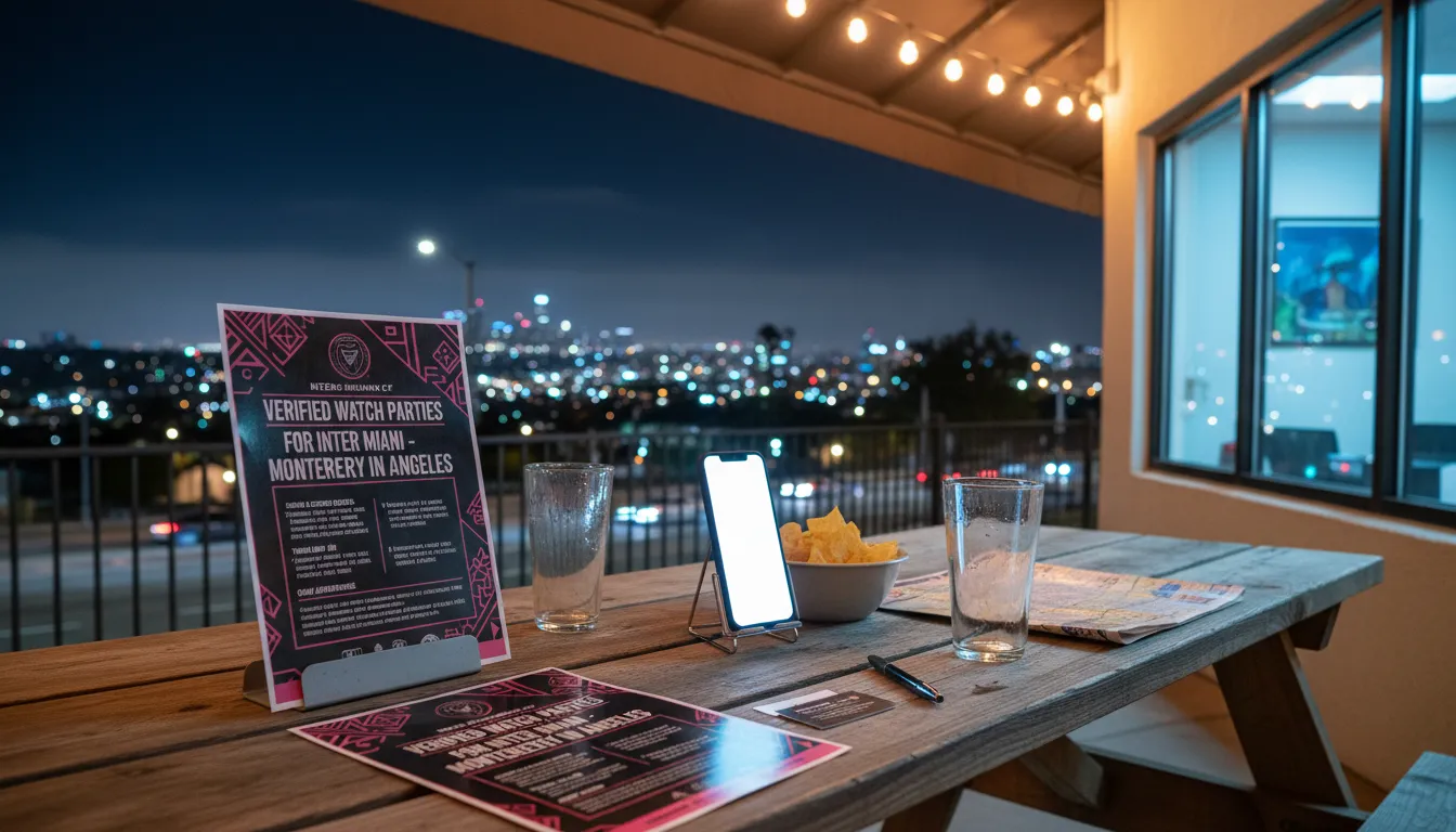 Practical city scene for Verified Watch Parties for Inter Miami - Monterrey in Los Angeles
