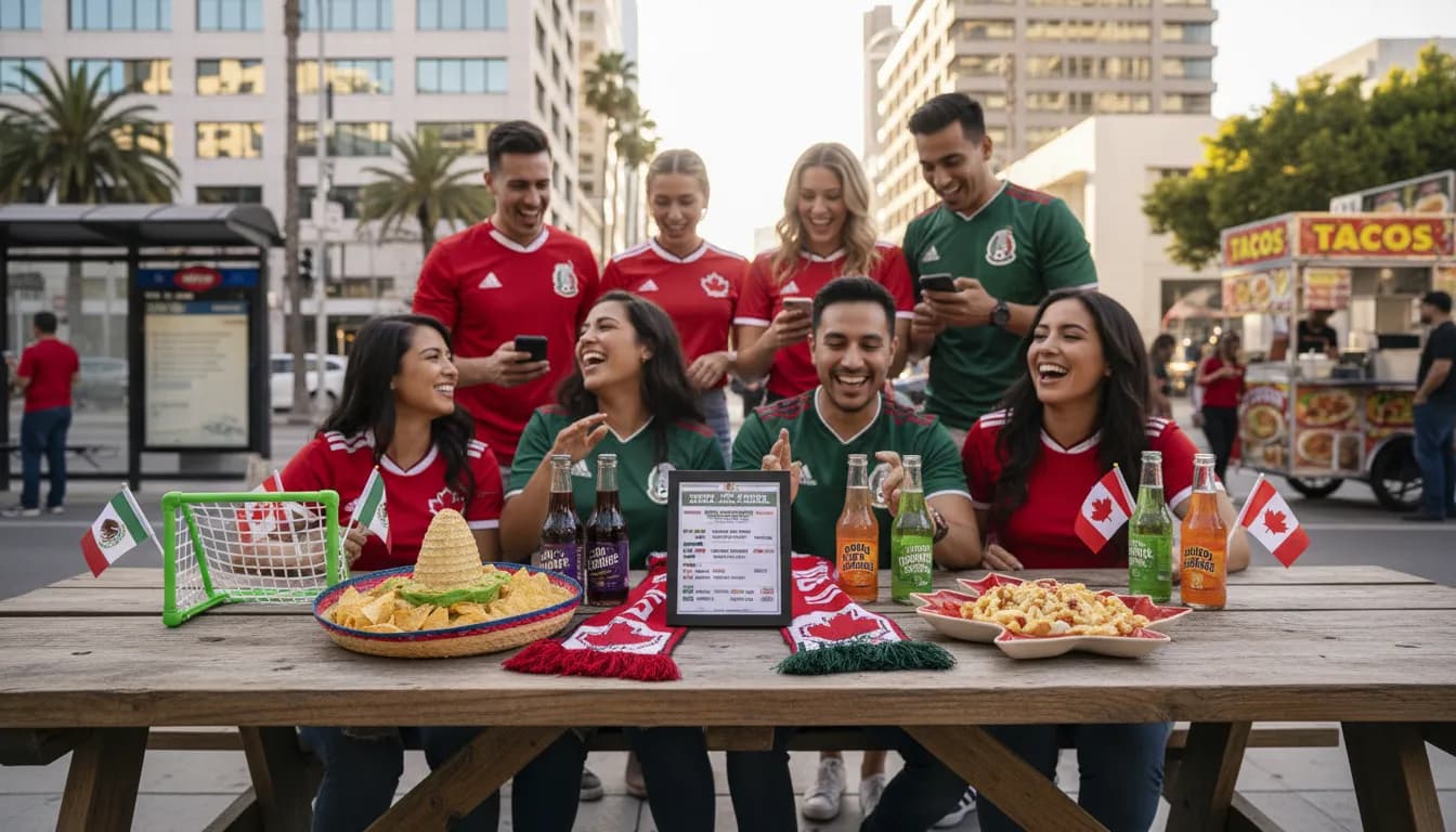 Local detail for Los Angeles: Planning a Social Outing for Mexico vs Canada Match