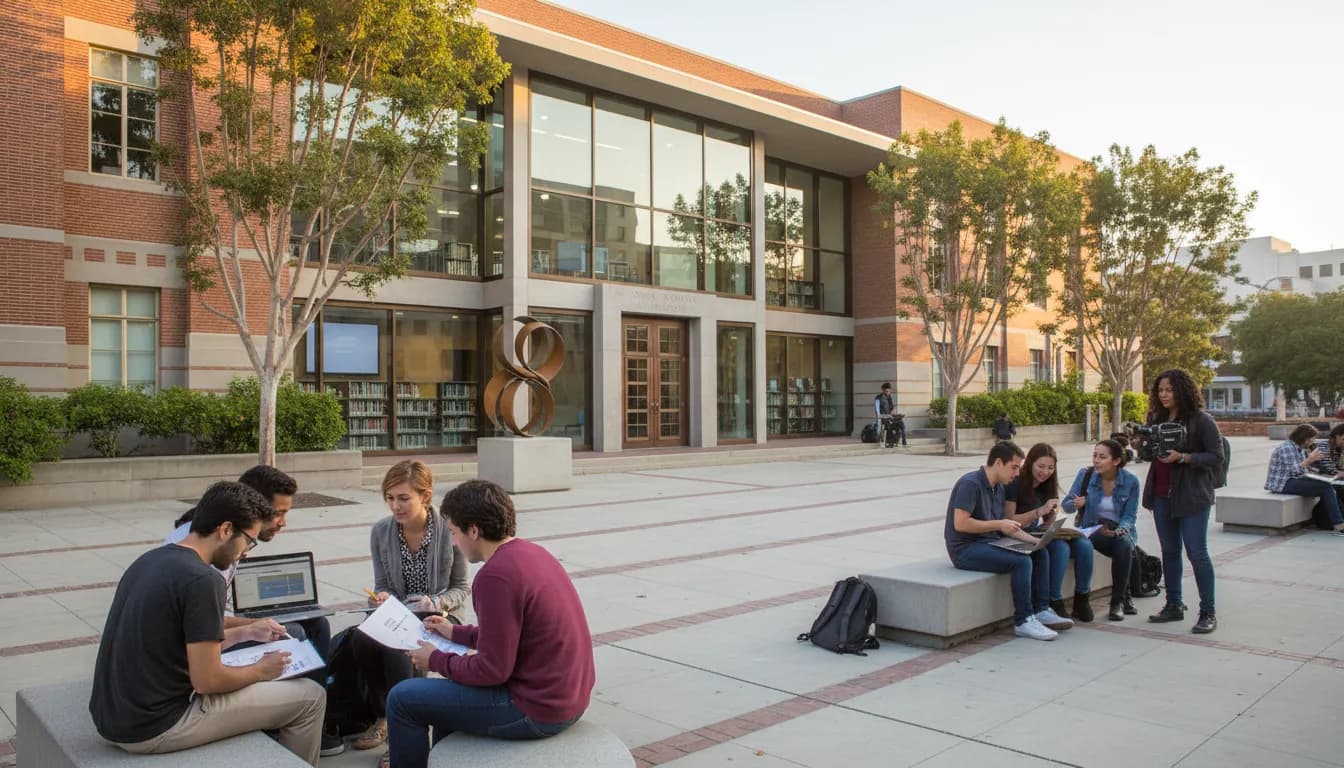 Los Angeles Student Guide: Finding 'One Night Only Movie' Resources — photorealistic Los Angeles editorial scene