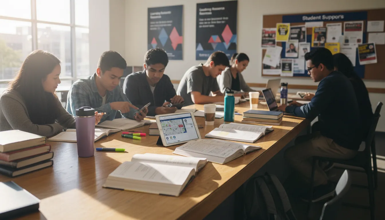 Back to School in Los Angeles: Student Resource Checklist and Transit — photorealistic Los Angeles editorial scene