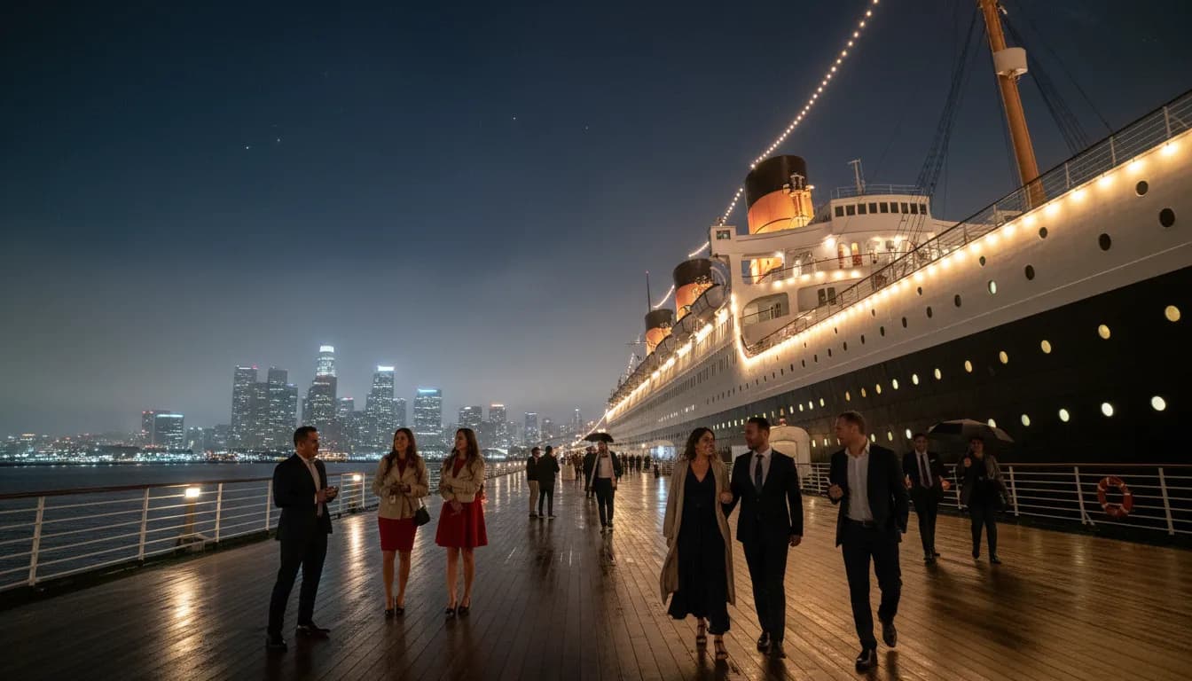 Los Angeles Weekend: A Royal 'Queen Elizabeth'-Themed Cultural Route — photorealistic Los Angeles editorial scene
