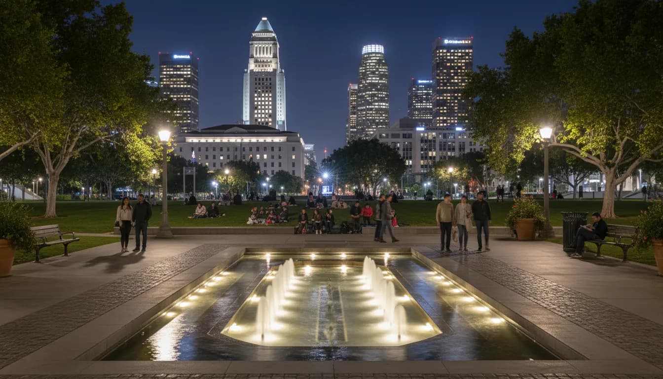 Los Angeles Free Fun: A Break from 'Ire vs Afg' Event Hype — photorealistic Los Angeles editorial scene