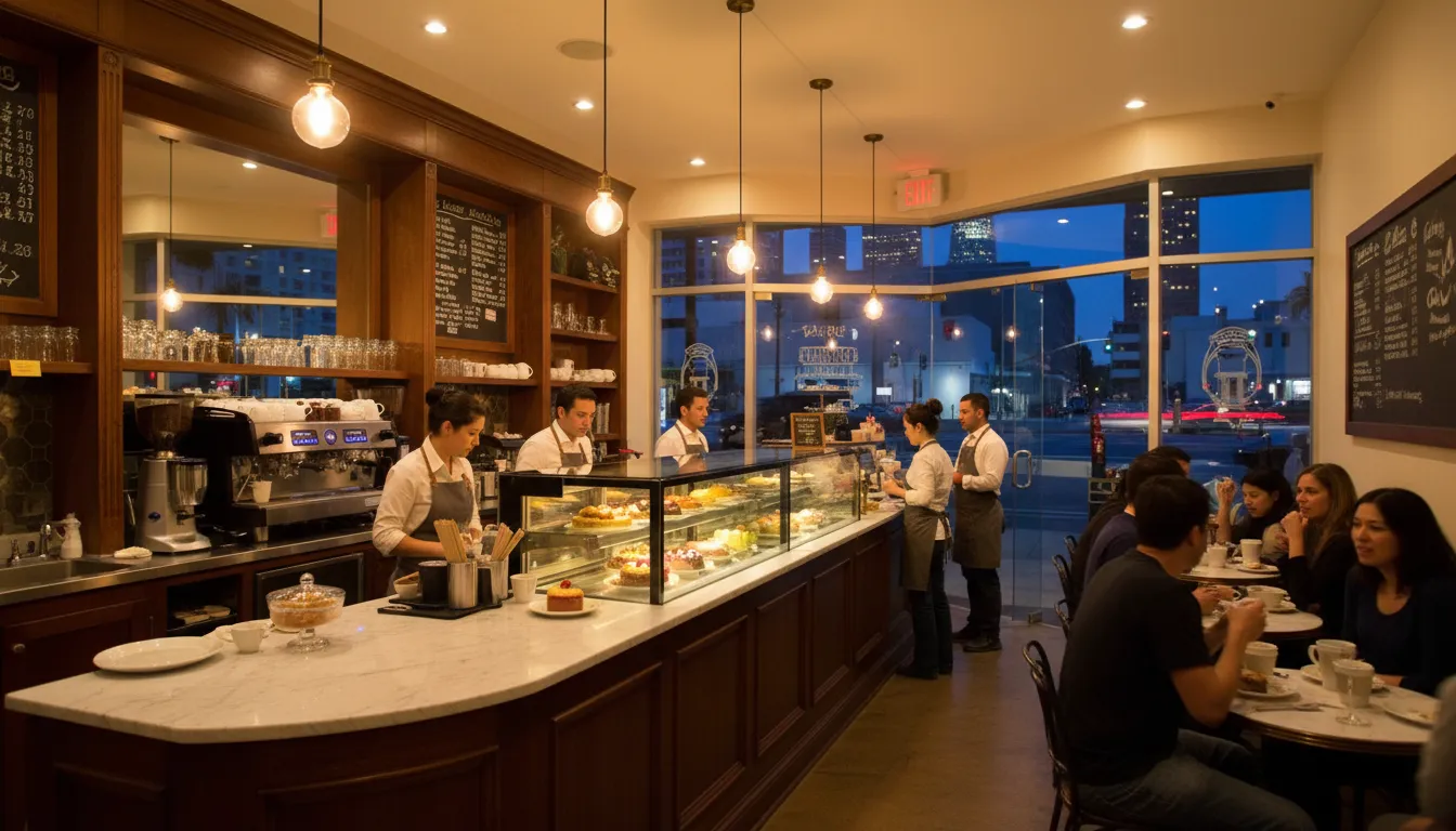 Local detail for Los Angeles Coffee & Dessert Route: Post-'Sparks vs Lynx' Sweet Spots