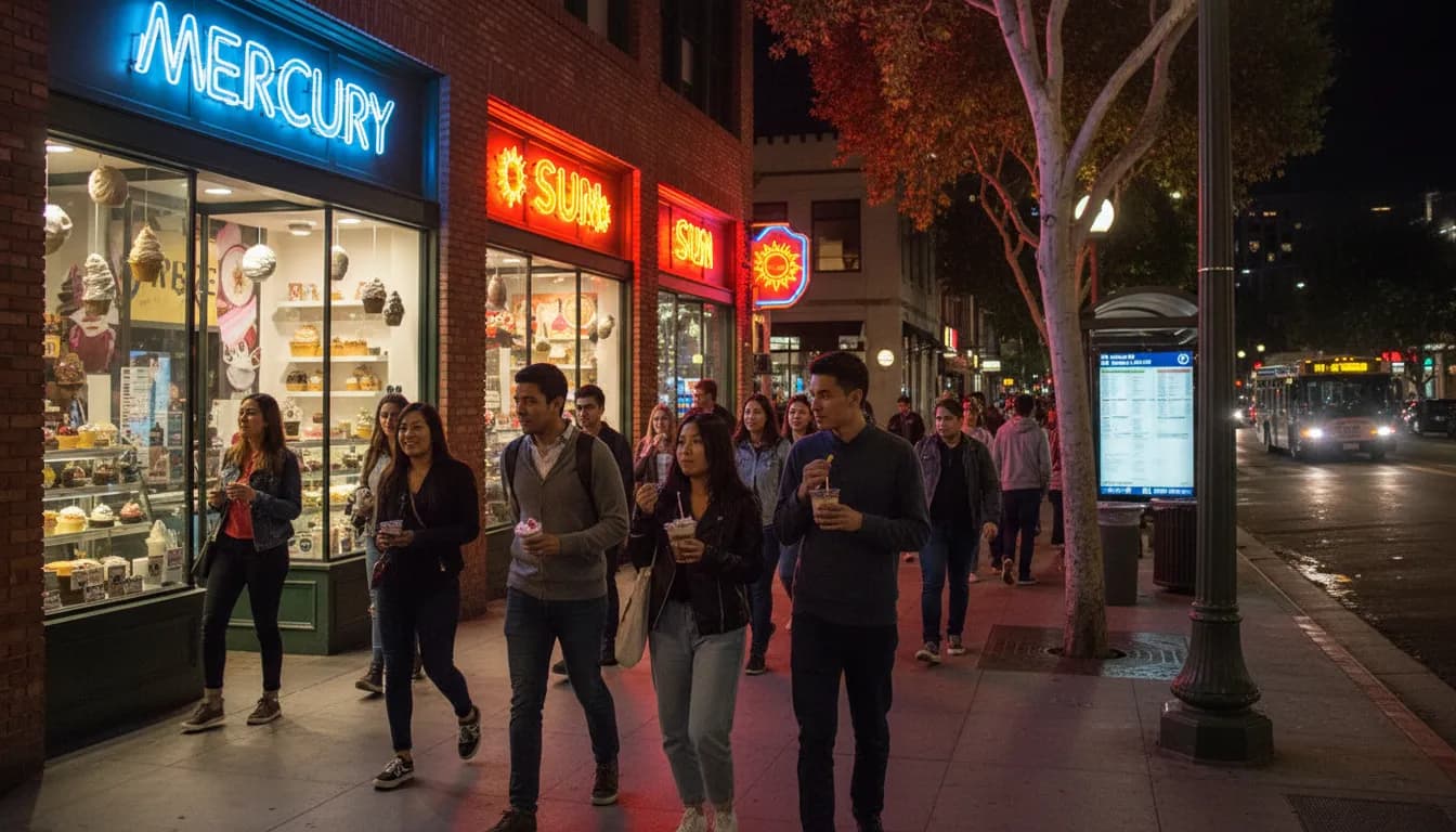 Local detail for Los Angeles Dessert Tour: 'Mercury vs Sun' Late-Night Sweet Treats