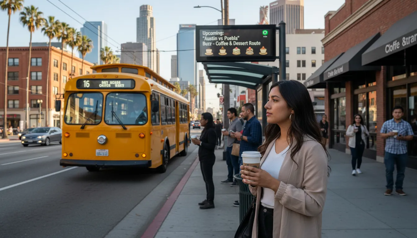 Local detail for Los Angeles Coffee Break: Before or After 'Austin vs Puebla' Buzz