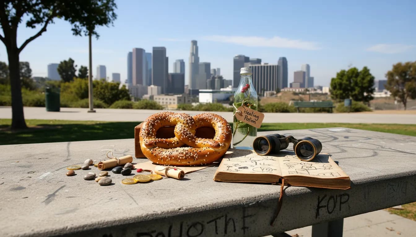 Practical city scene for Hidden Los Angeles Gems: Following the 'Jackie the Eagle' Trail