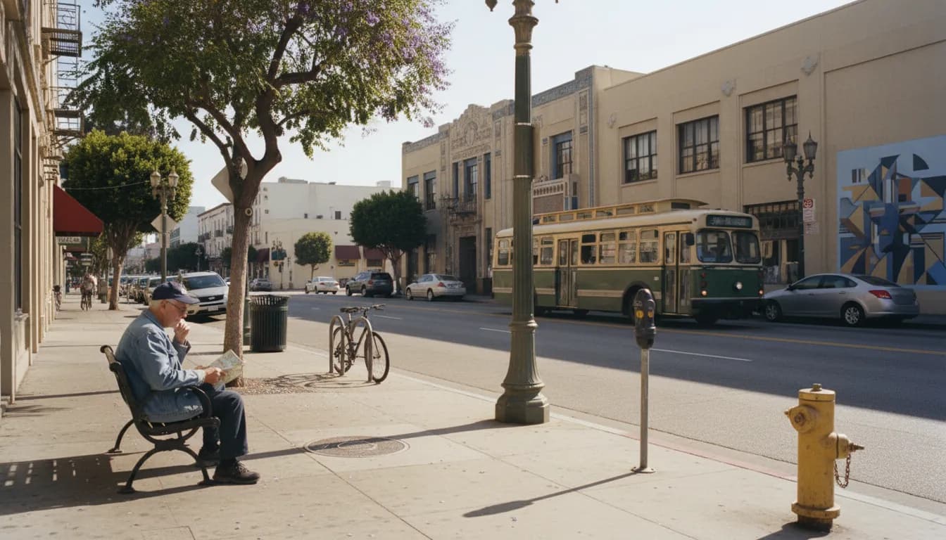 Los Angeles Overlooked Spots: Beyond the 'Meteor Shower' Gaze — photorealistic Los Angeles editorial scene