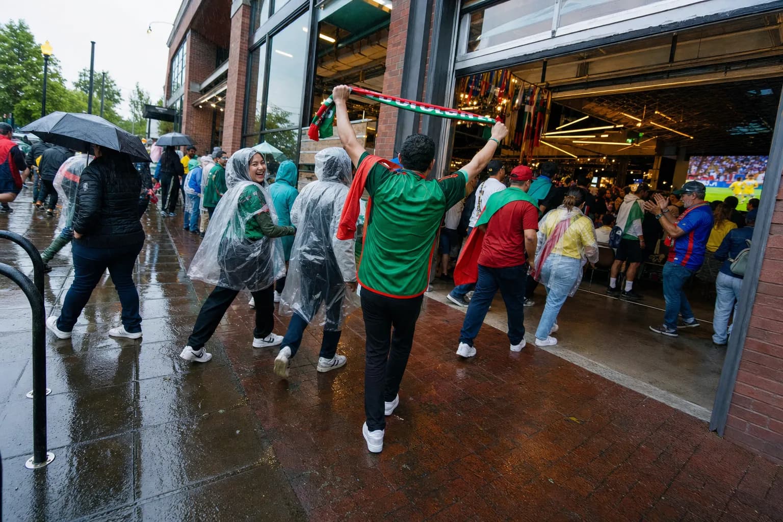 What Is the Best Low-Stress Seattle Route for When Is The World Cup 2026? - bright varied World Cup viewing scene 3