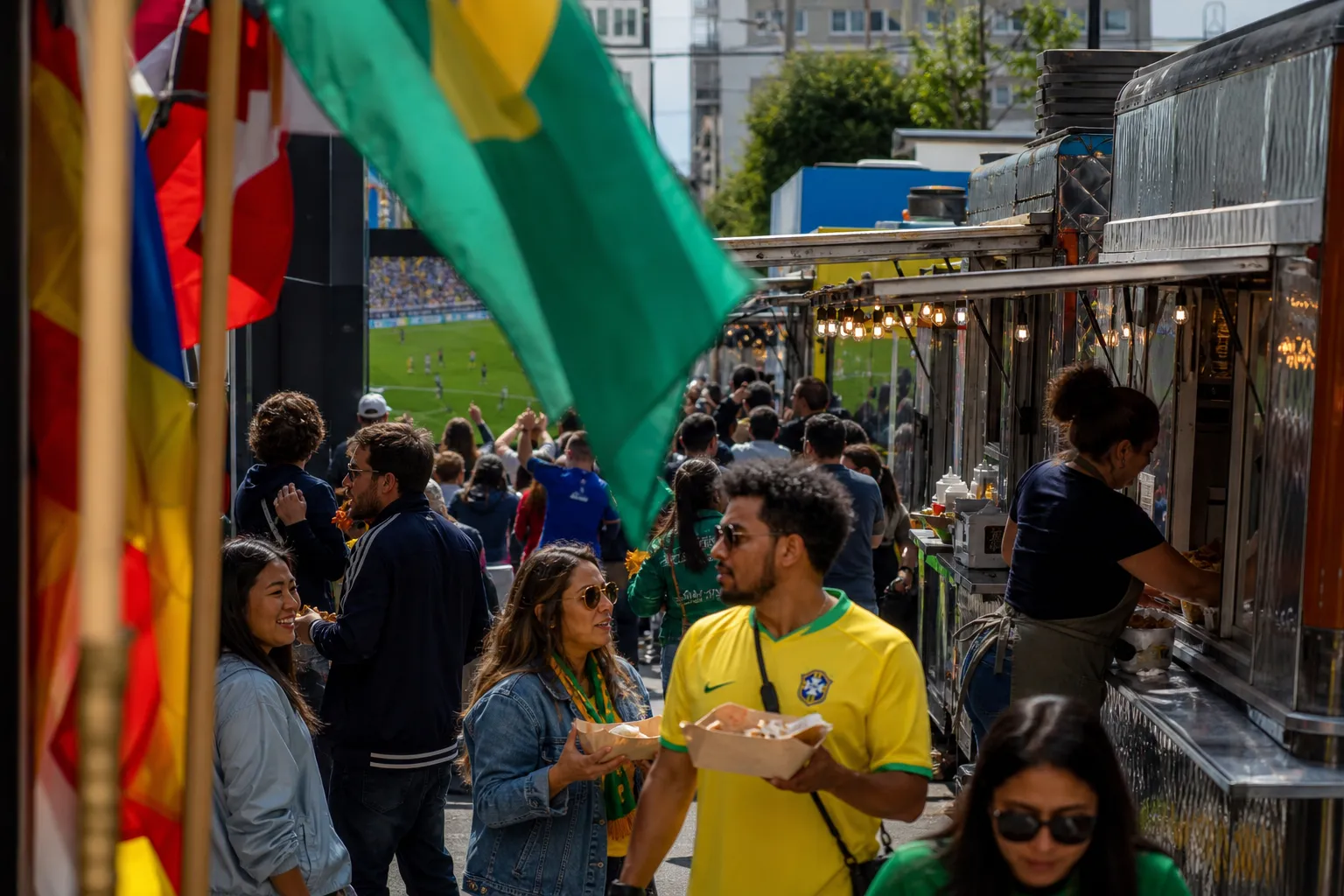 Can San Francisco Bay Area Make USA FIFA World Cup 2026 Work as a Ticketless Stadium-Adjacent Day? - bright varied World Cup viewing scene 2