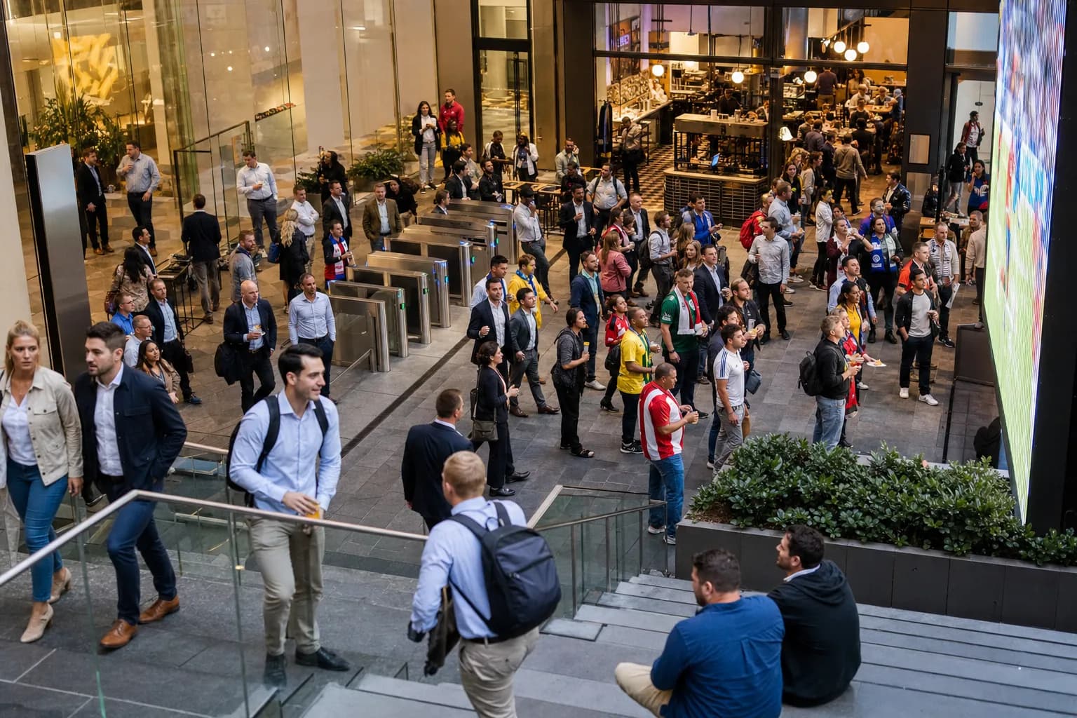 Is World Cup 2026 Groups a Better After-Work Plan or Weekend Plan in Atlanta for the Group Chat? - bright varied World Cup viewing scene 1